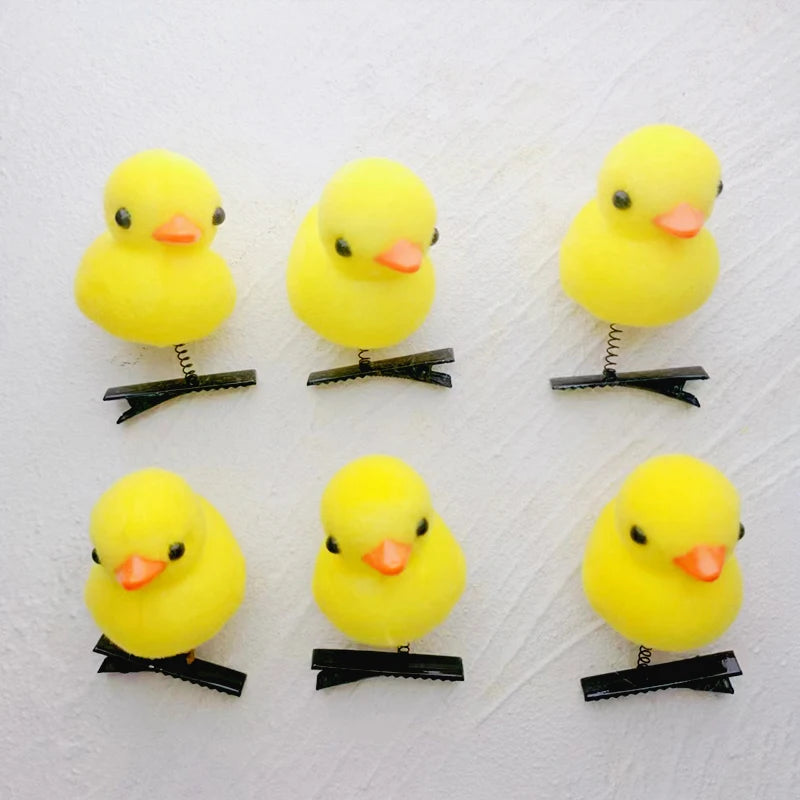 Rubber Ducky Mini Hairclip Set
