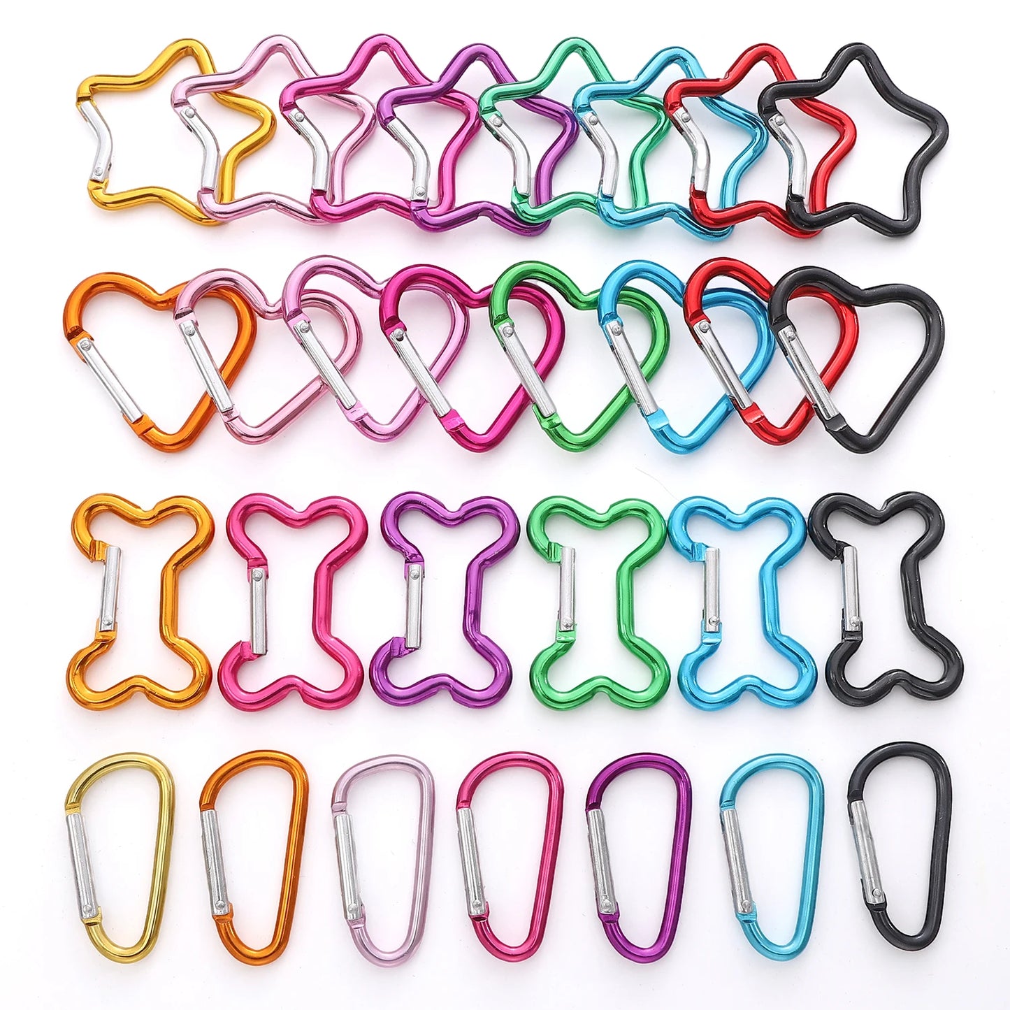 Multicolor Fun Shape Carabiner Clip - Ice Cream Cake