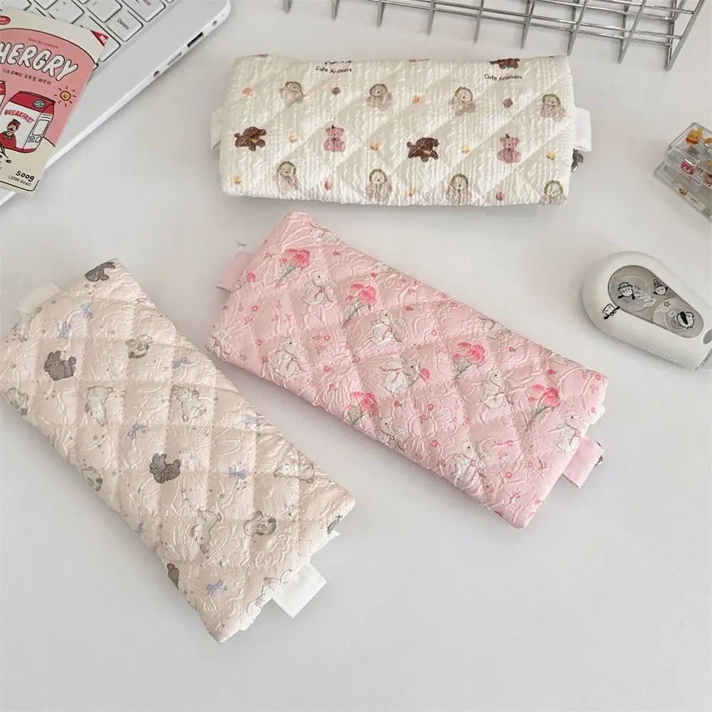 Quilted Cottagecore Pencil Case