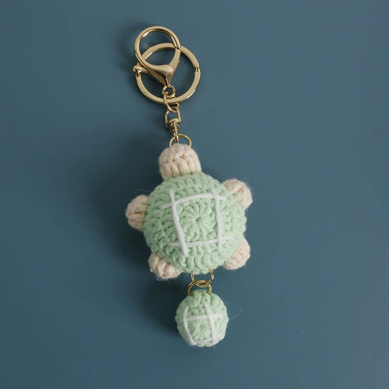 Handmade Crochet Ocean Friends Keychain Charm