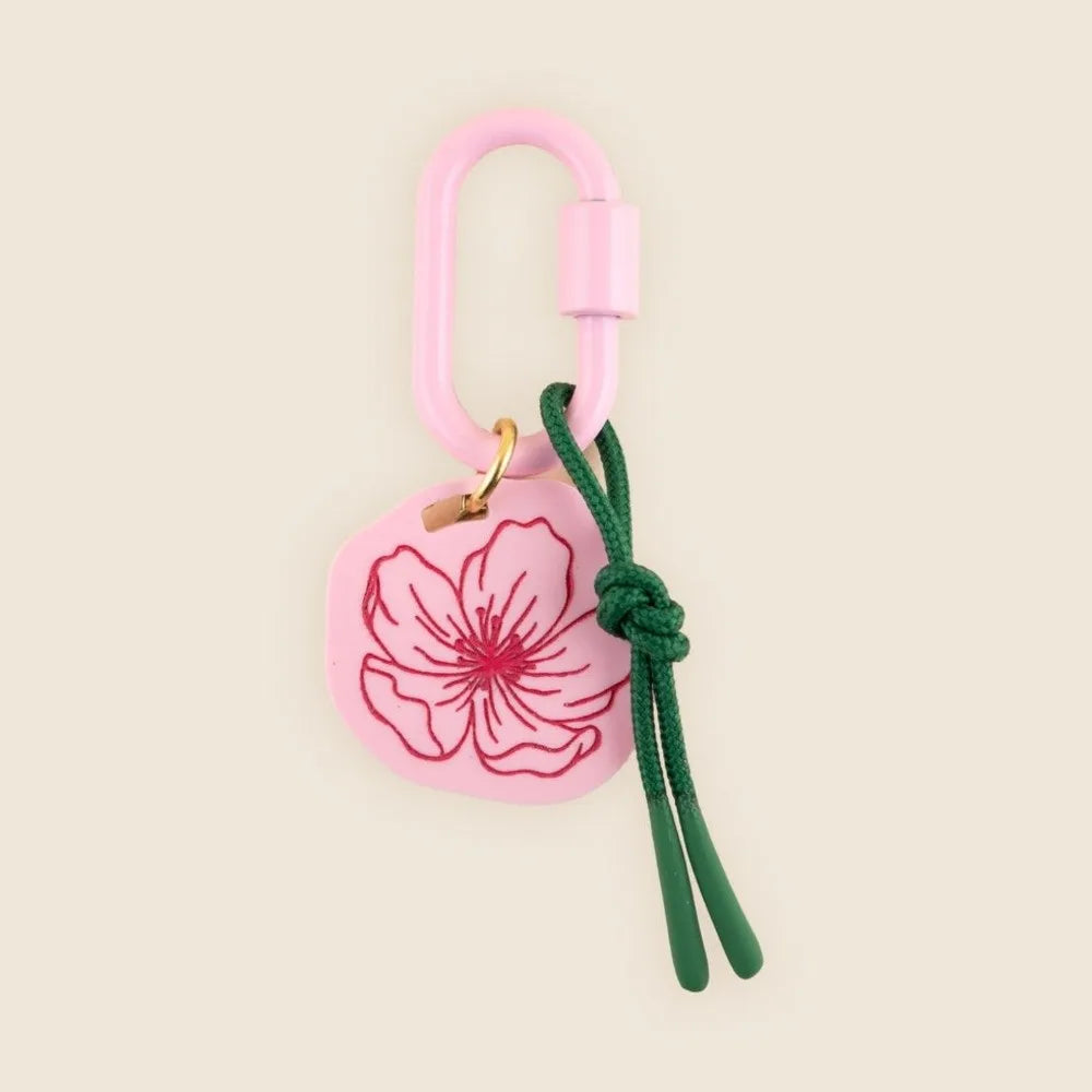 Cartoon Acrylic Rope Woven Pendant Cute Creativity Floral Keyring Retro Geometric Shape Bag Chain Charms Student - Ice Cream Cake