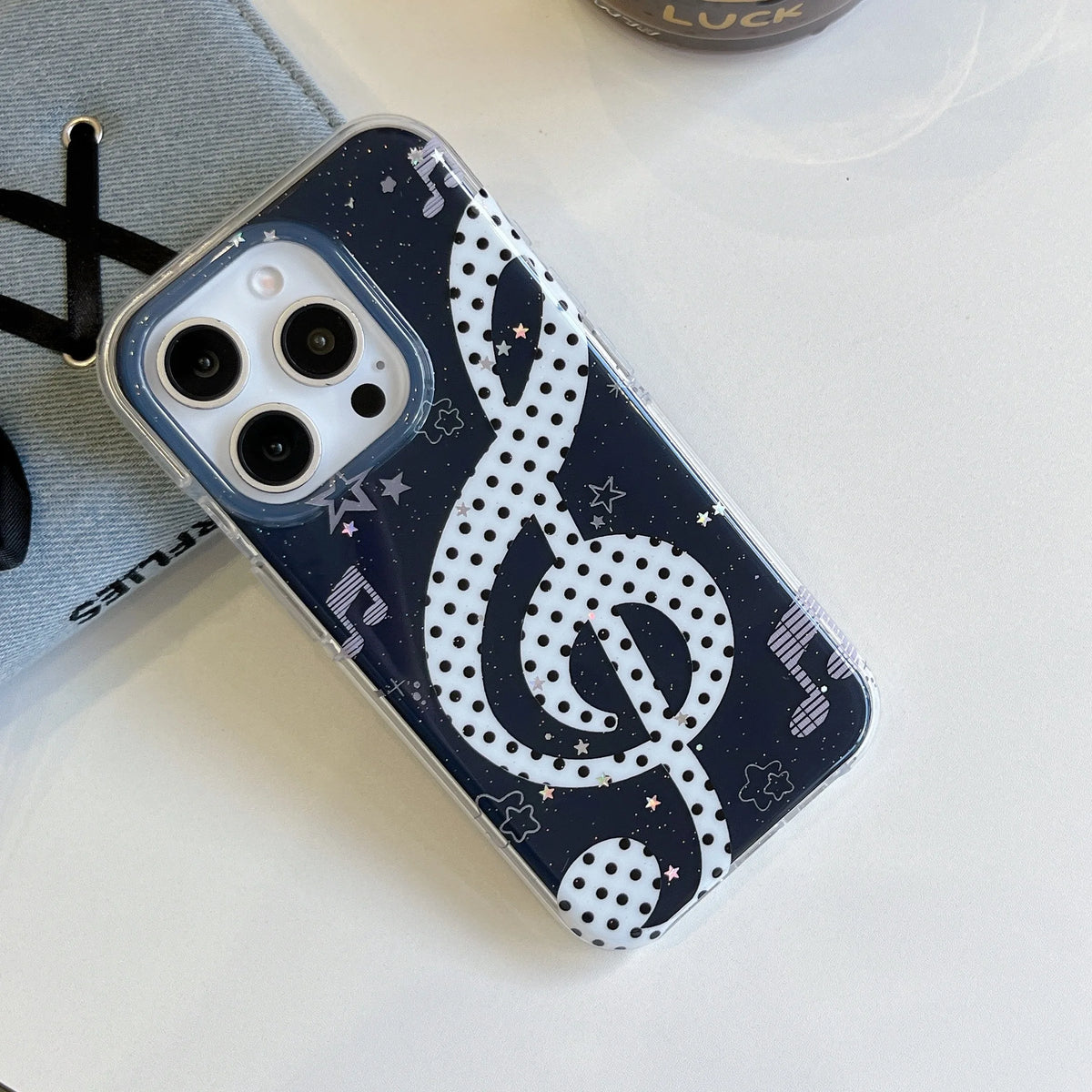 y2K Musical Note iPhone Case