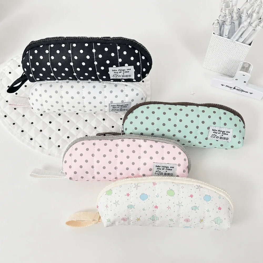 Pastel Polka Dot Pencil Case
