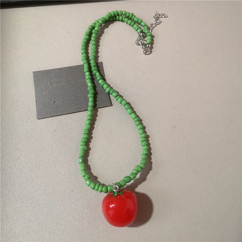 Beaded Charm Necklace