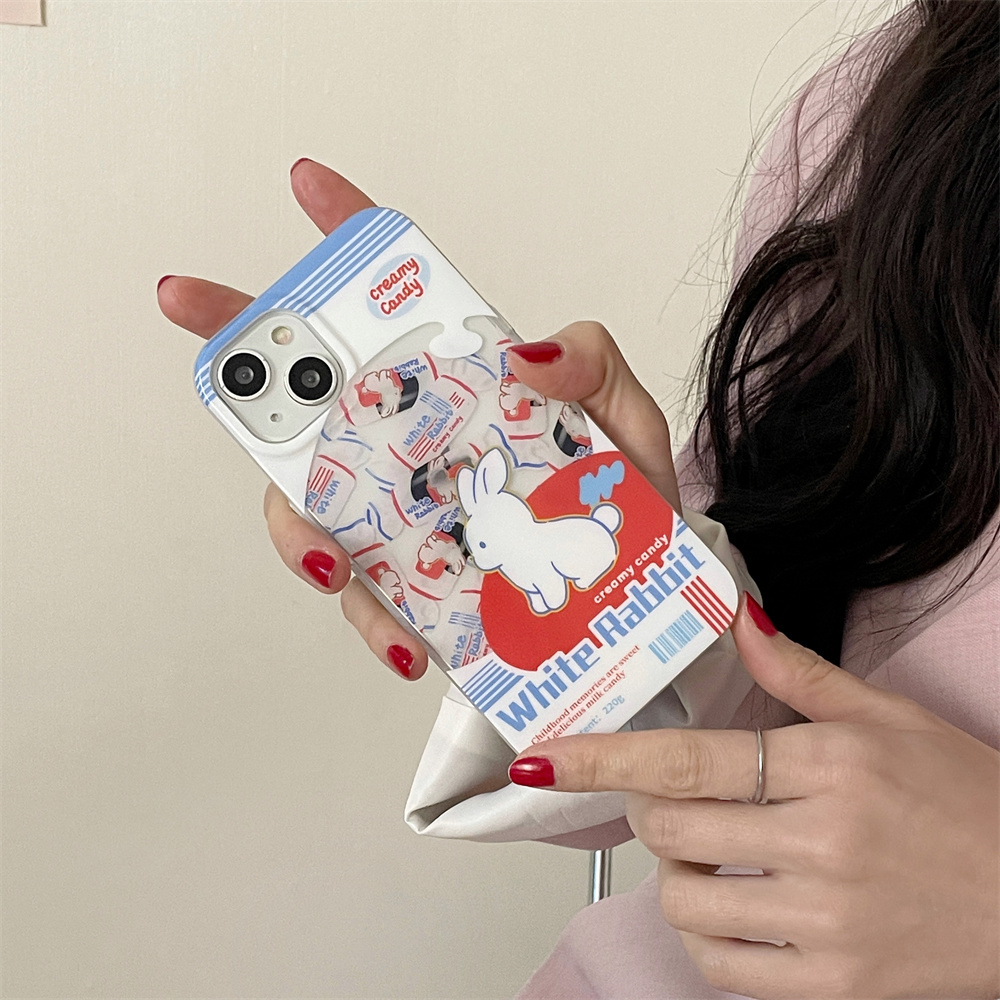 White Rabbit Milky Candy iPhone Case