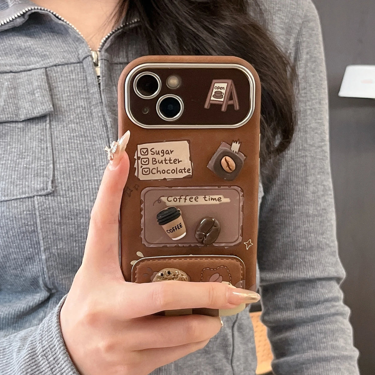 Coffee Shop Charm iPhone Case