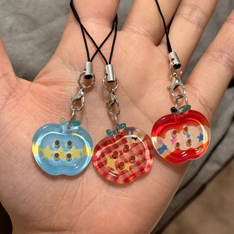Apple Button Charm Strap
