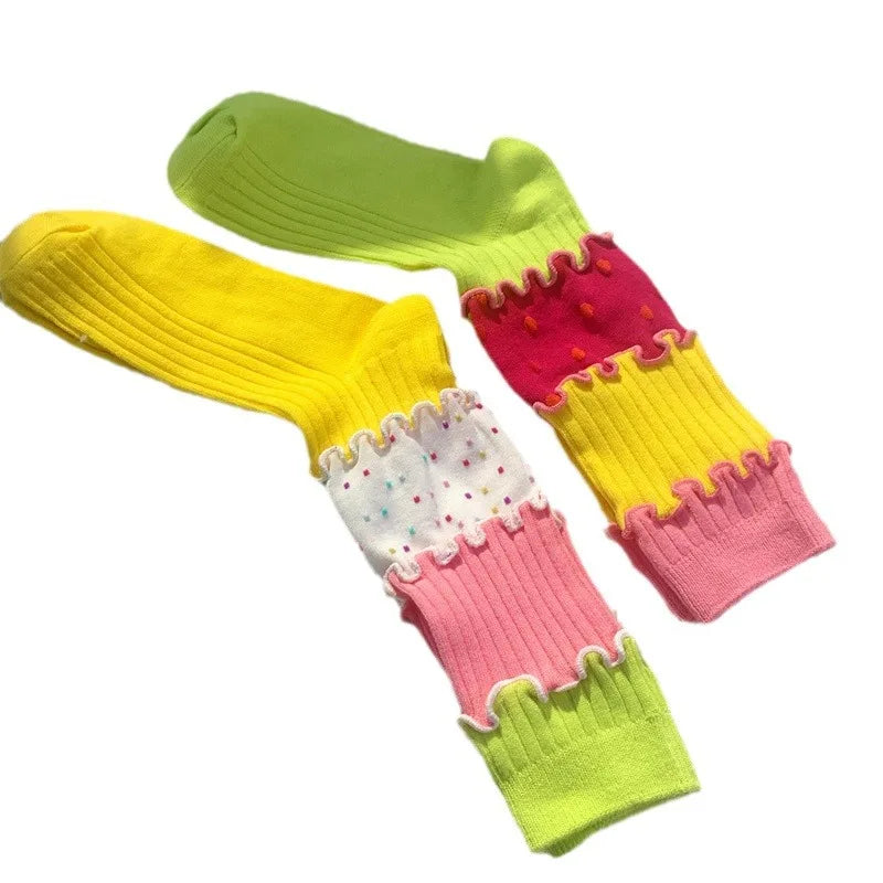 Ruffle Tier Crew Socks
