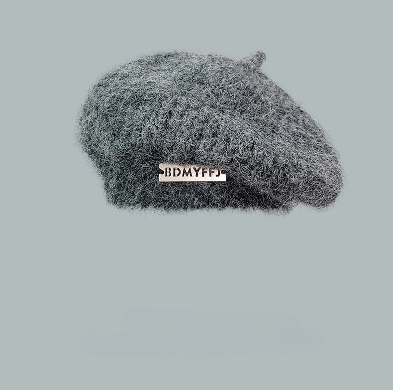 Fuzzy Beret hat