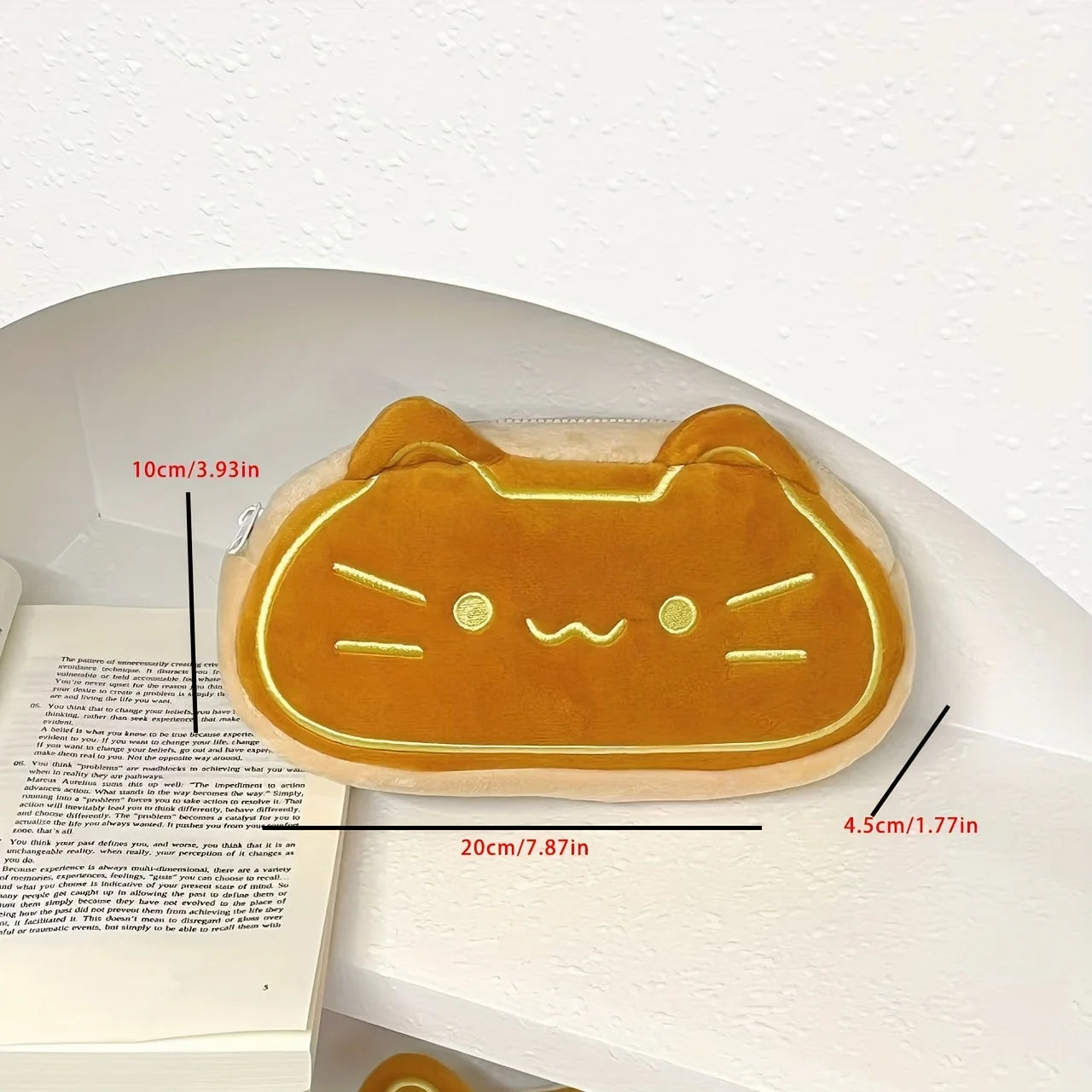 Caramel Pencake Cat Pencil Case - Ice Cream Cake