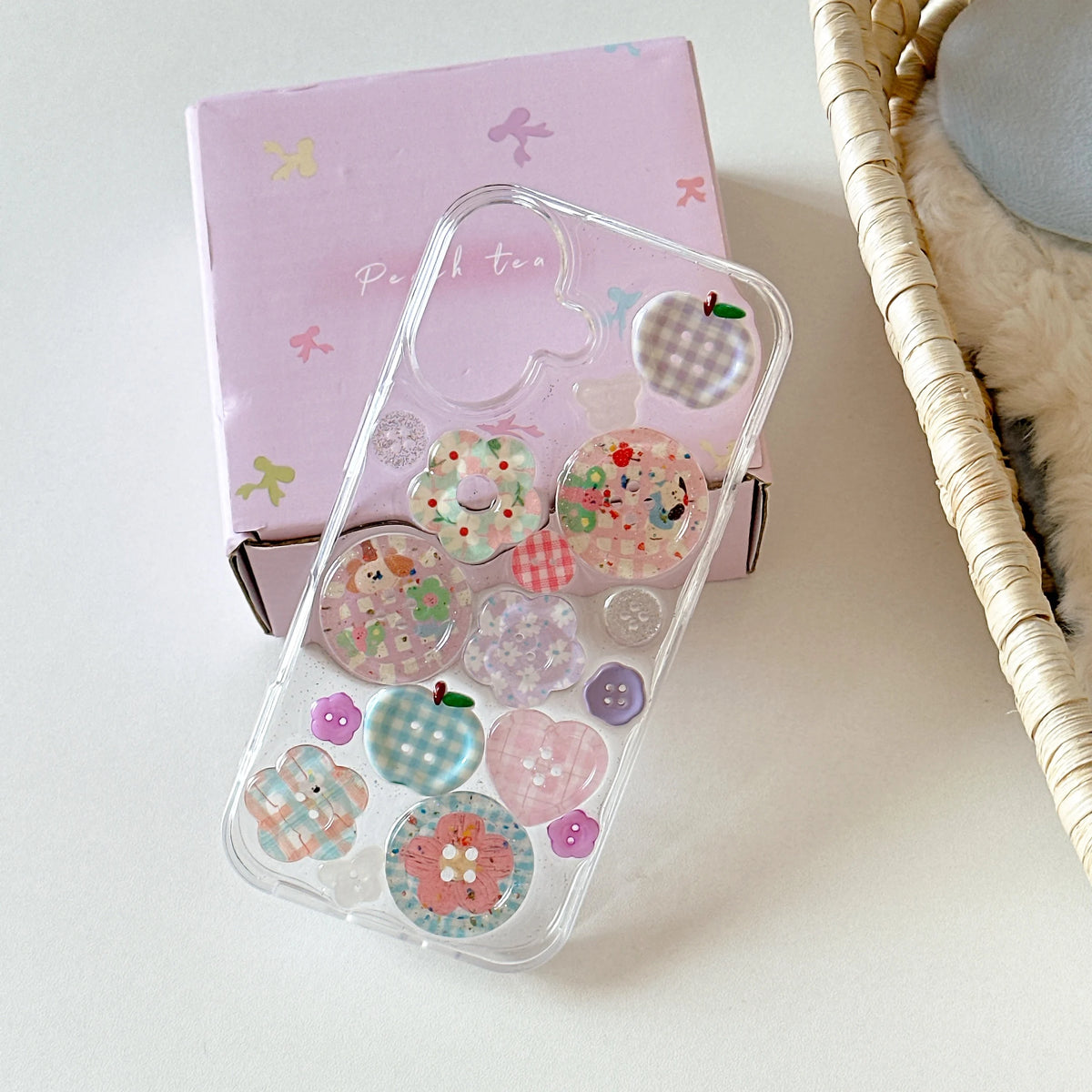3D Haberdashery Buttons iPhone Caser