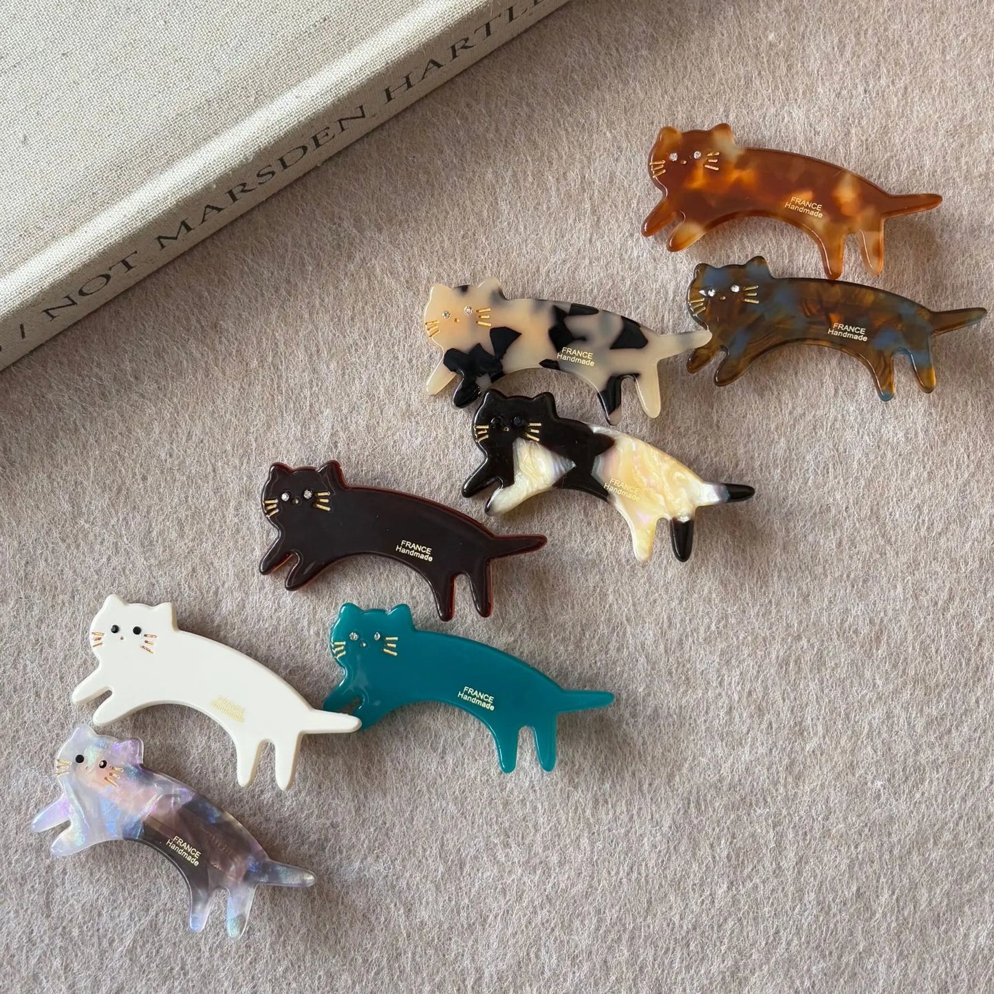 Kitty Cat Hair Clips