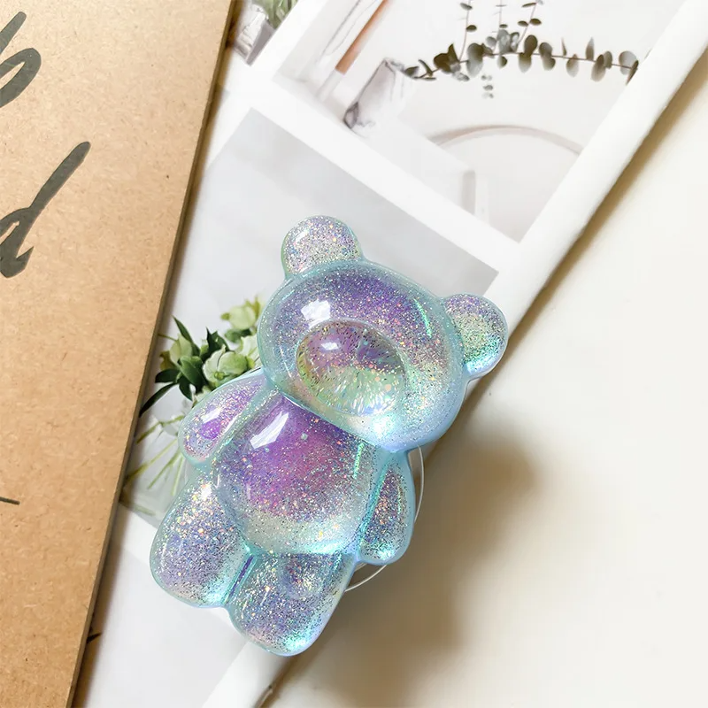 Glitter Gummy Bear Phone Grips (8 Colours)