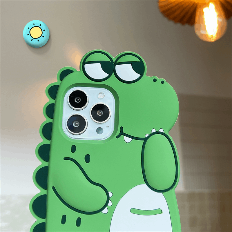 3d Cutie Dinosaur iPhone Case