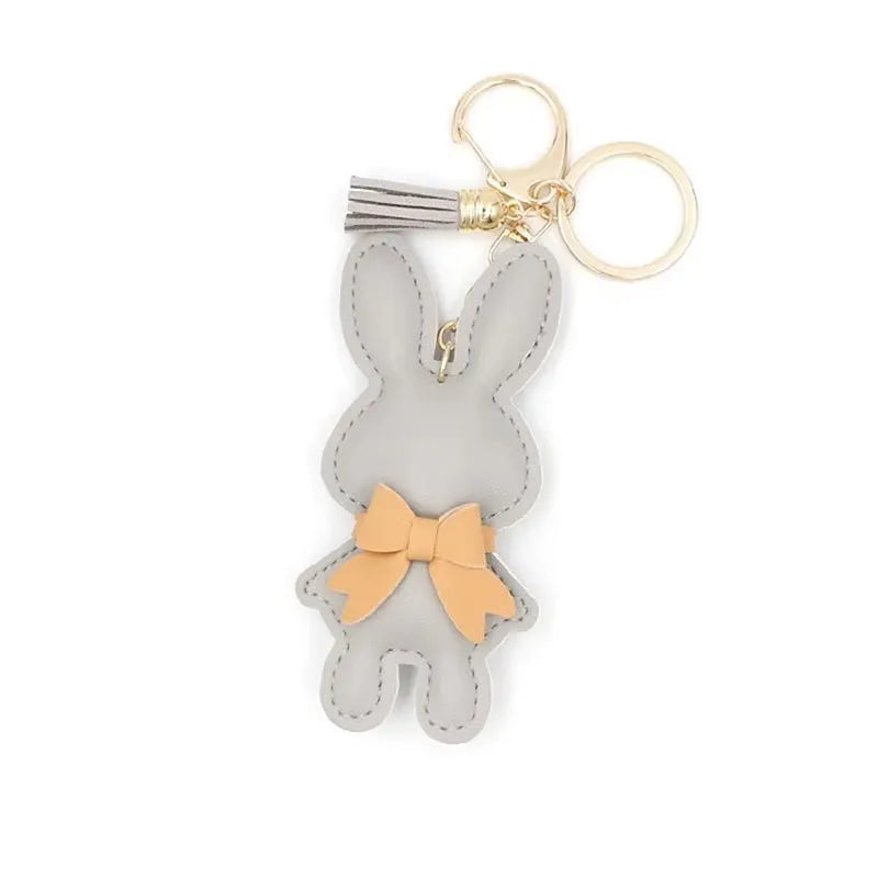 Cute Bunny Bag Charm Keychain - Small Rabbit Purse Pendant, DIY Doll Accessories for Handbags Backpacks Gifts for Girls Wome - Ice Cream Cake