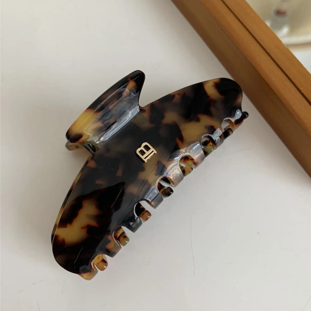 1/2/4pcs New Acetate Sheet Hair Clip, Letter Shark Clip, Headband Accessory, Grasping Clip, Sweet Disc Hair Clip, Hair Accessory - Ice Cream Cake
