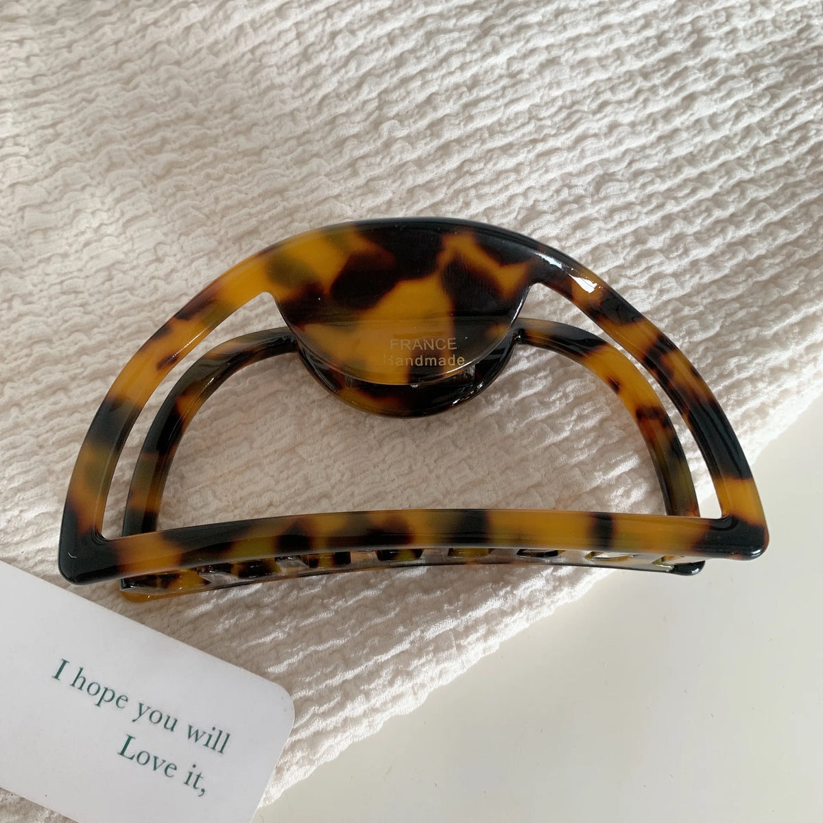 Geometric Hair Claw Clip