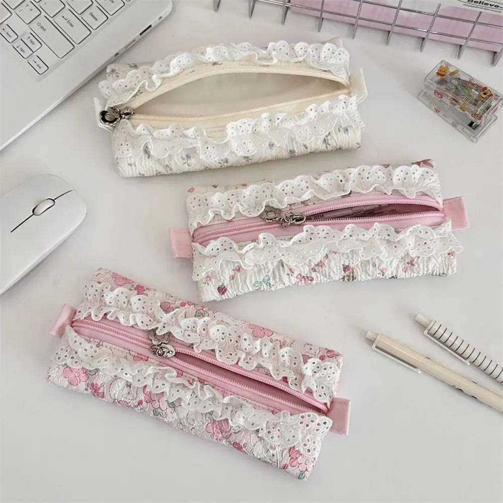 Quilted Cottagecore Pencil Case