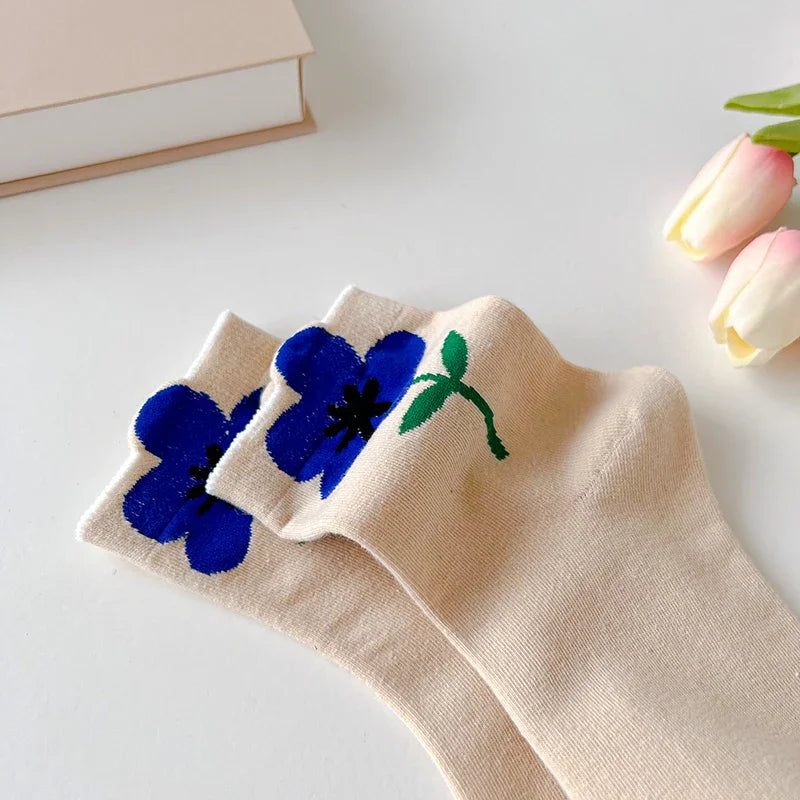 Flower Power Crew Socks