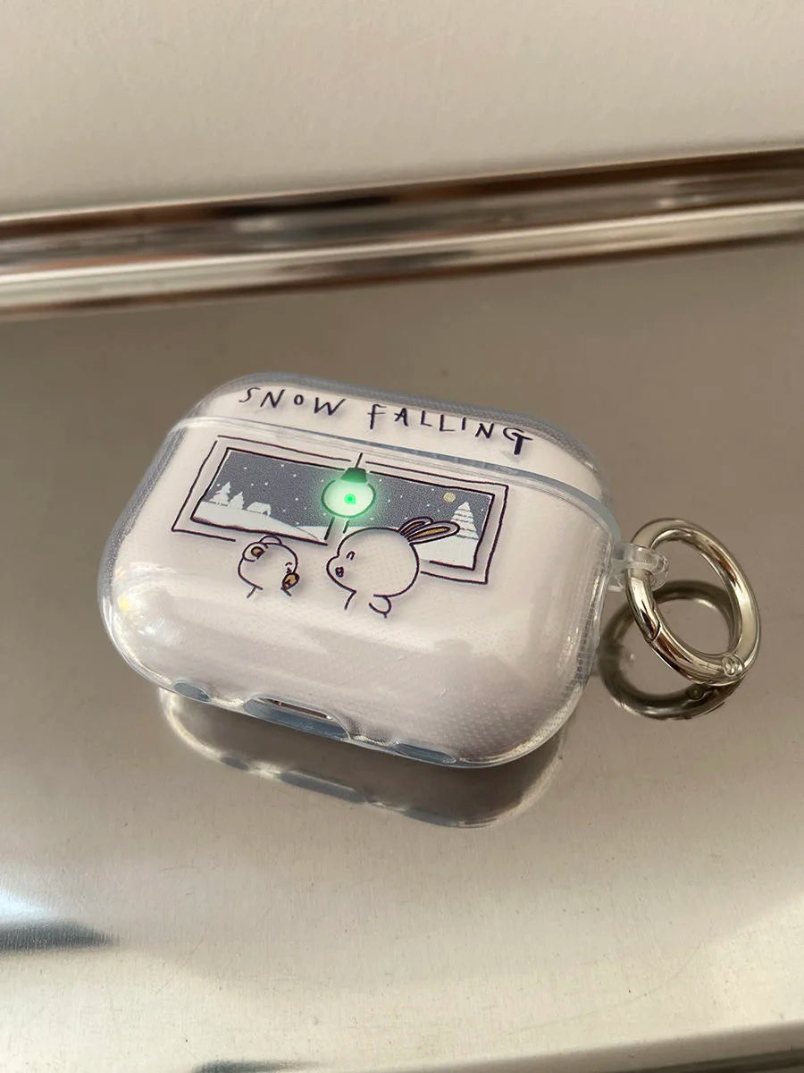 Falling Snow AirPods Charger Case