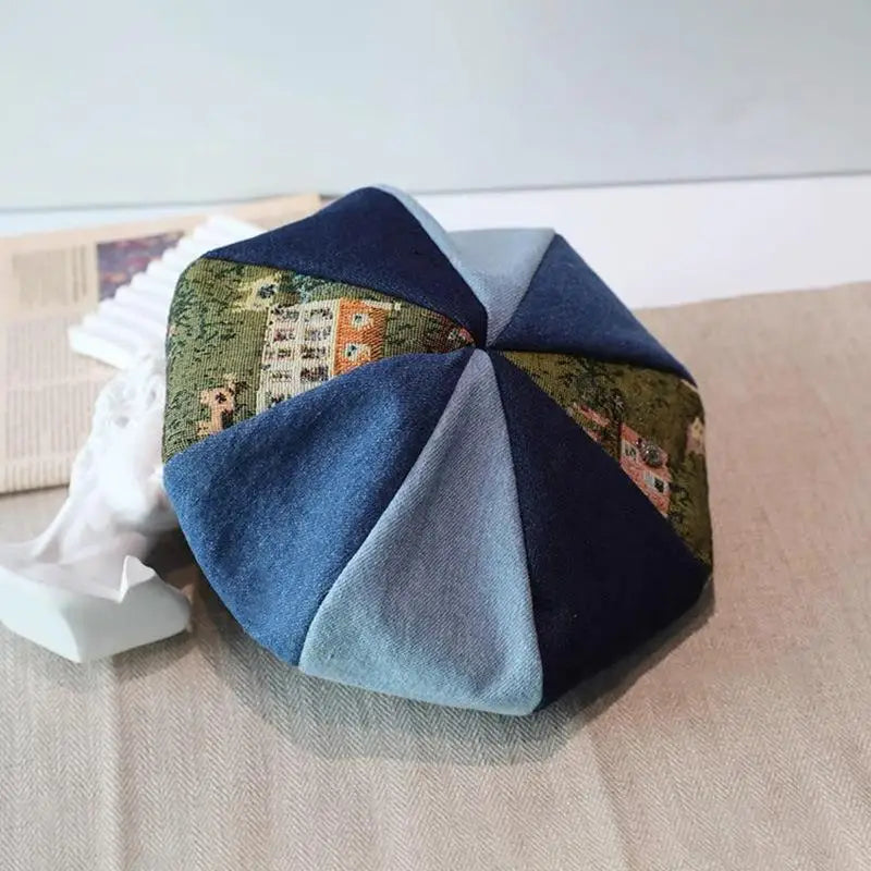 Patchwork Beret - Ice Cream Cake