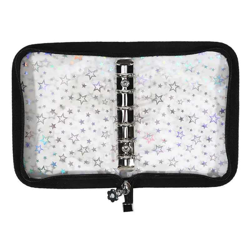 Star Glitter Photo Card Ring Binder
