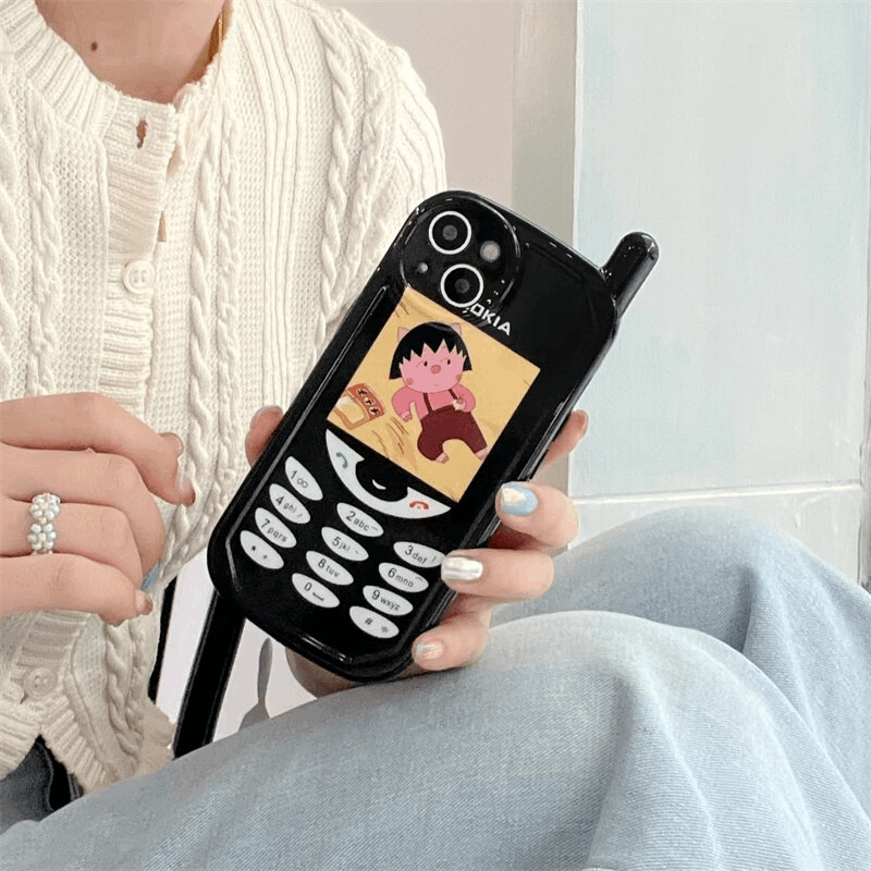 Anime Girl y2k Vintage Style Cellphone iPhone Case
