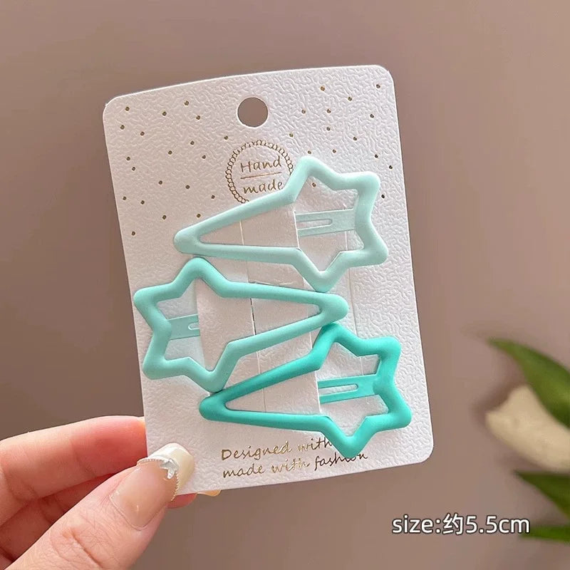 Mint Gradient Pop Hair Clip Sets