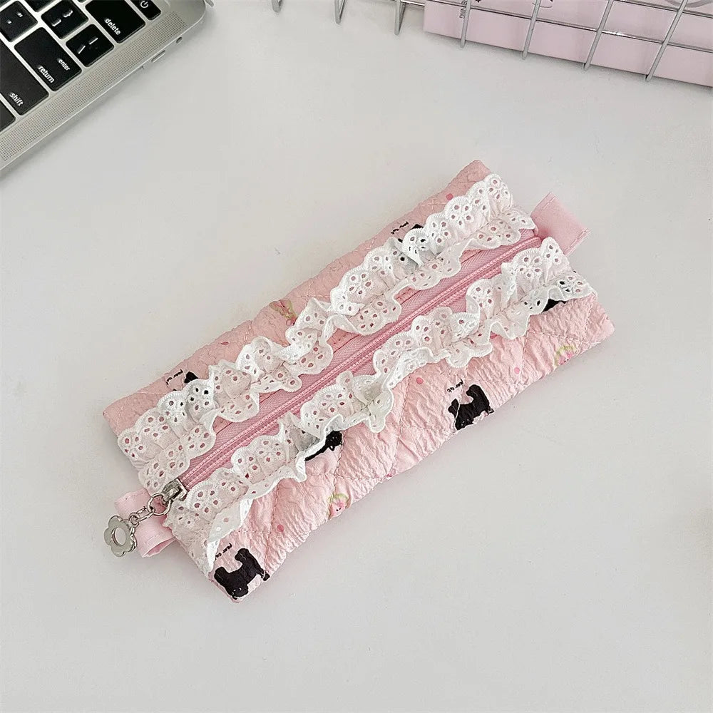 Quilted Cottagecore Pencil Case