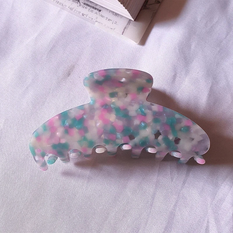 Rustic Pattern Hair Claw - Ice Cream Cake