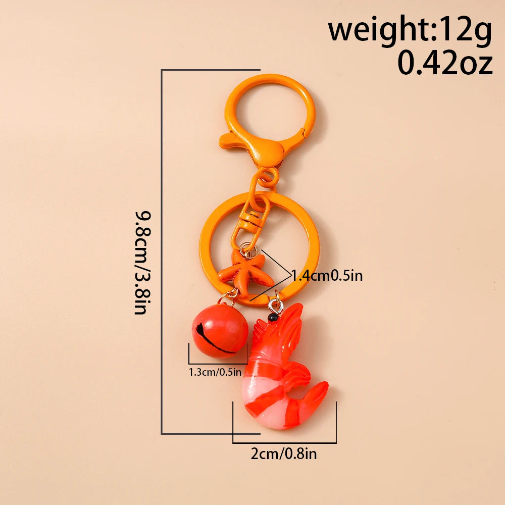 Shrimp Friend Clip-On Charm