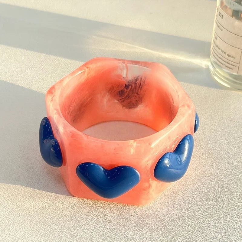 3D Heart Bangle