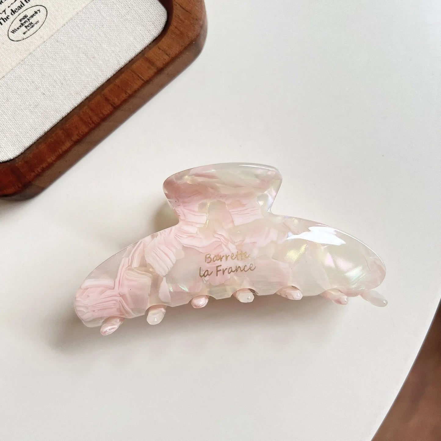 Glossy Acrylic Pastel Hair Claw