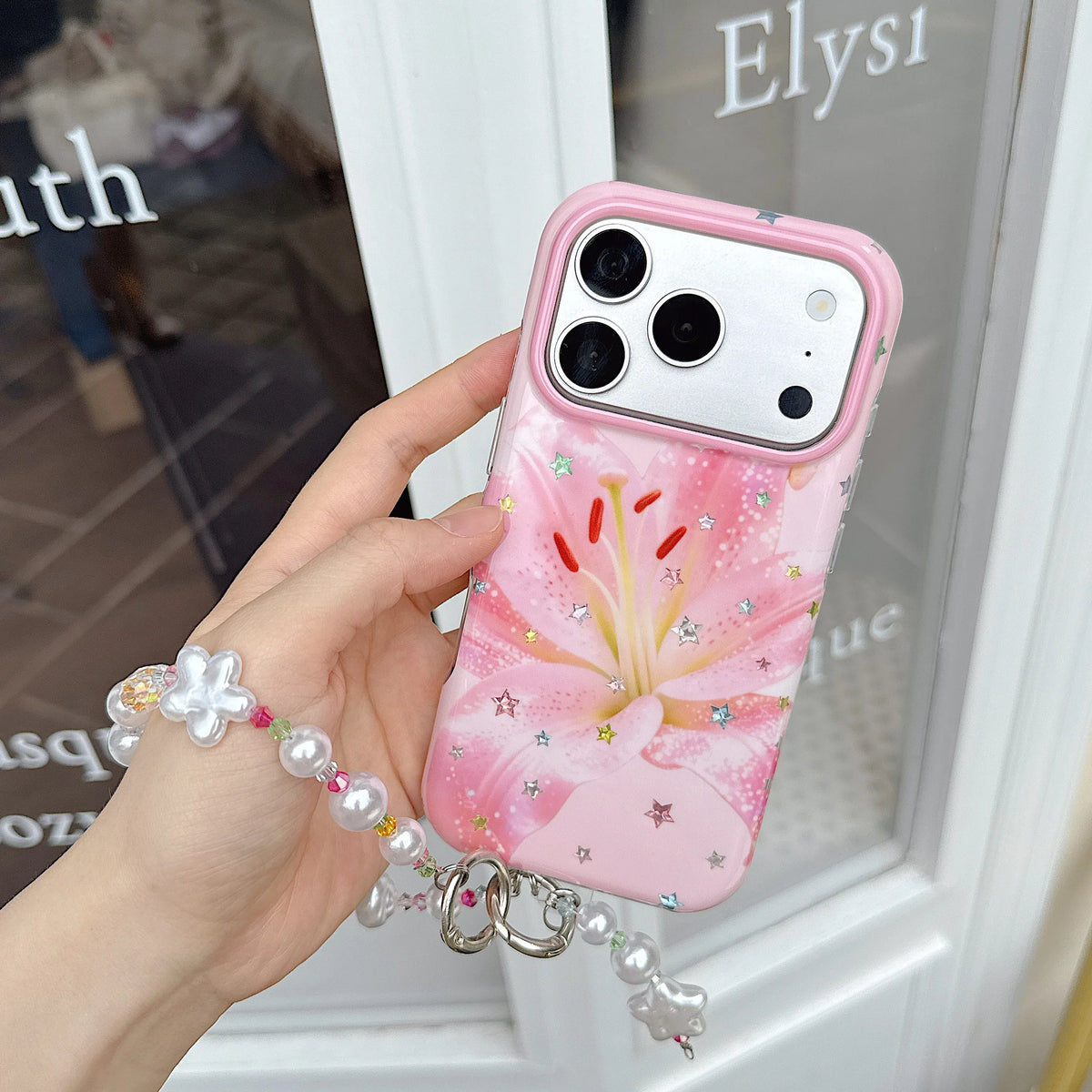 Pink Lily iPhone Case