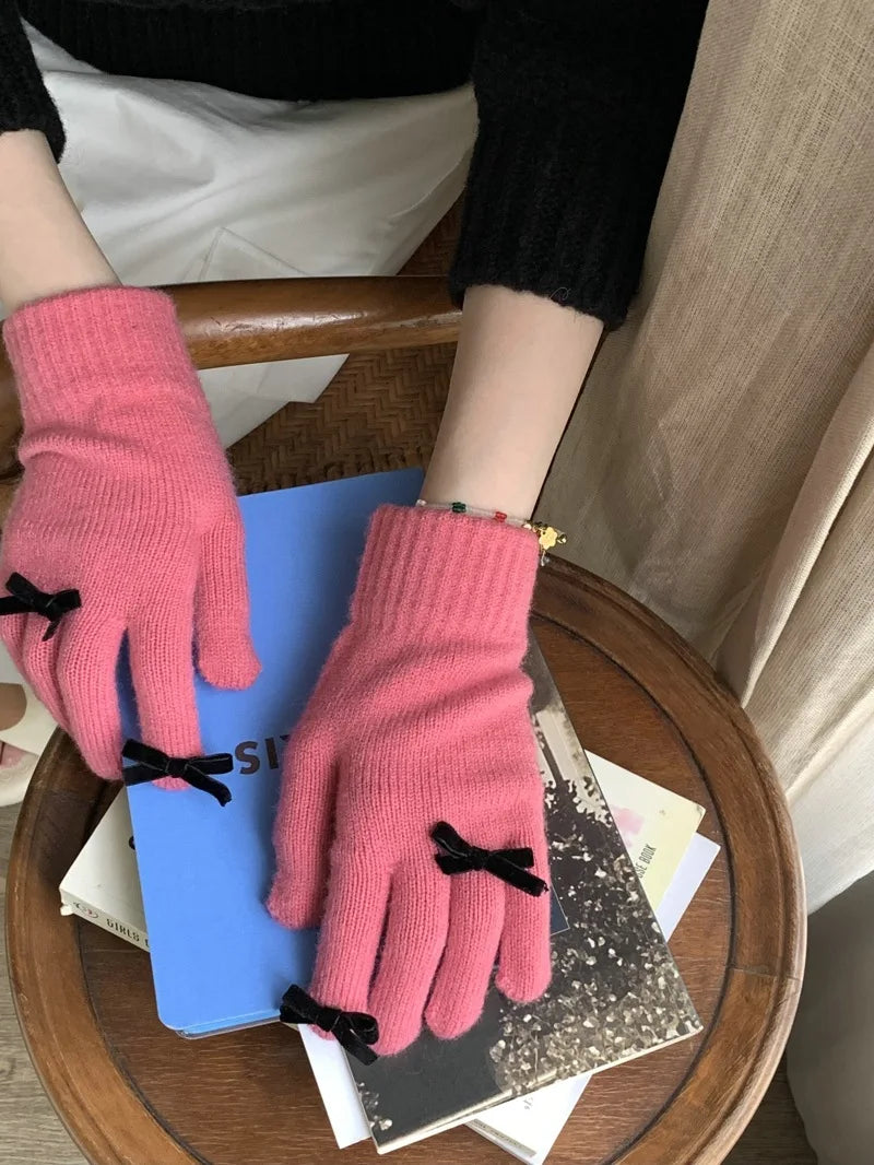 Coquette Ribbon Gloves (12 Colours)