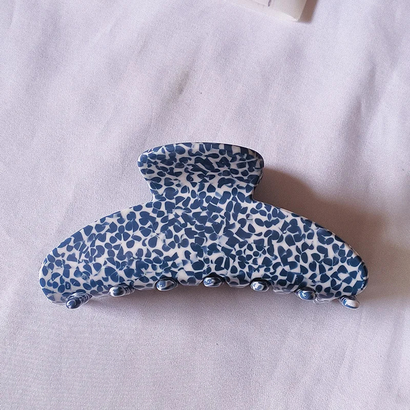 Rustic Pattern Hair Claw - Ice Cream Cake