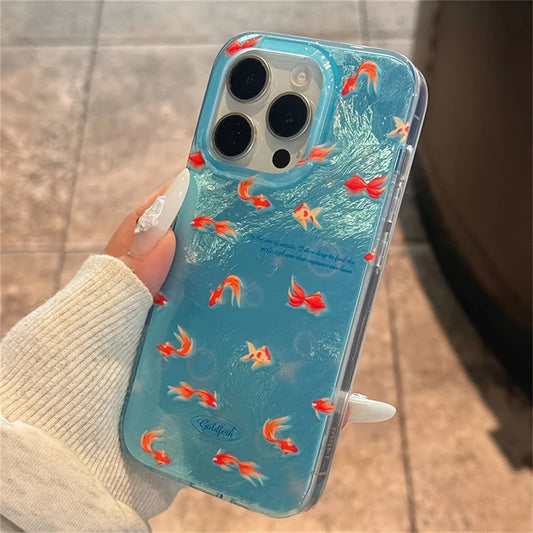 Iridescent Goldfish iPhone Case