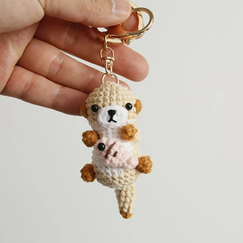 Handmade Crochet Ocean Friends Keychain Charm