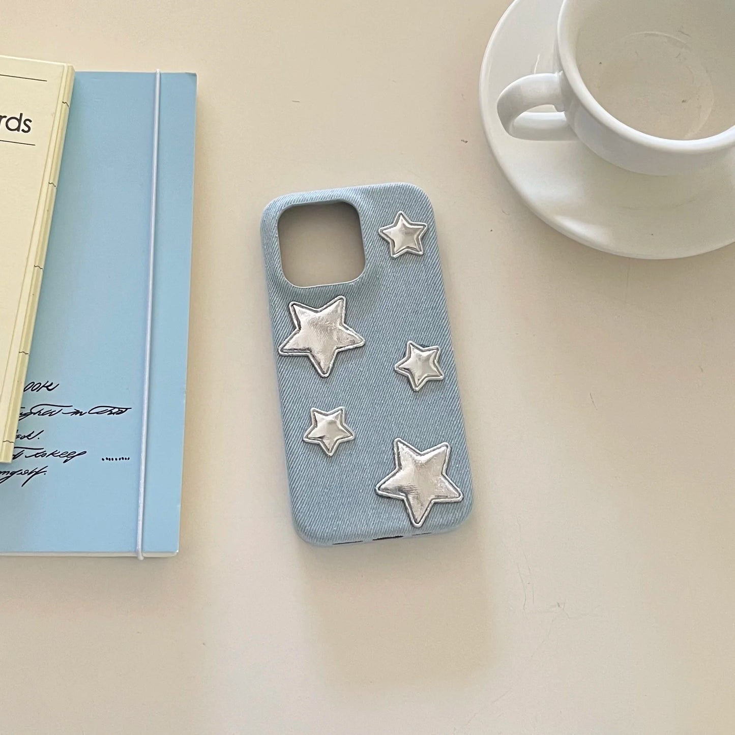 Silver Star y2k iPhone Case