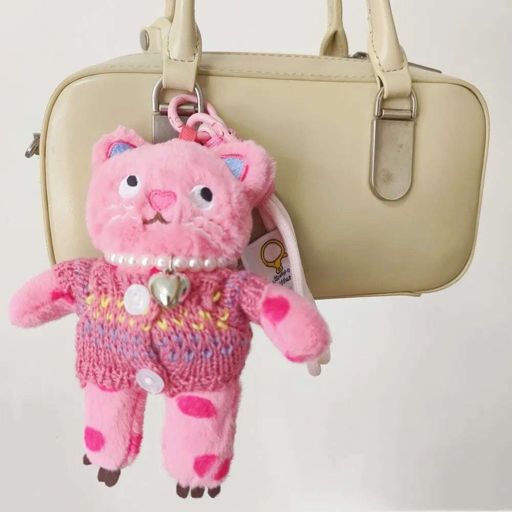 Fashion Cat Plush Keychain (14 Designs)