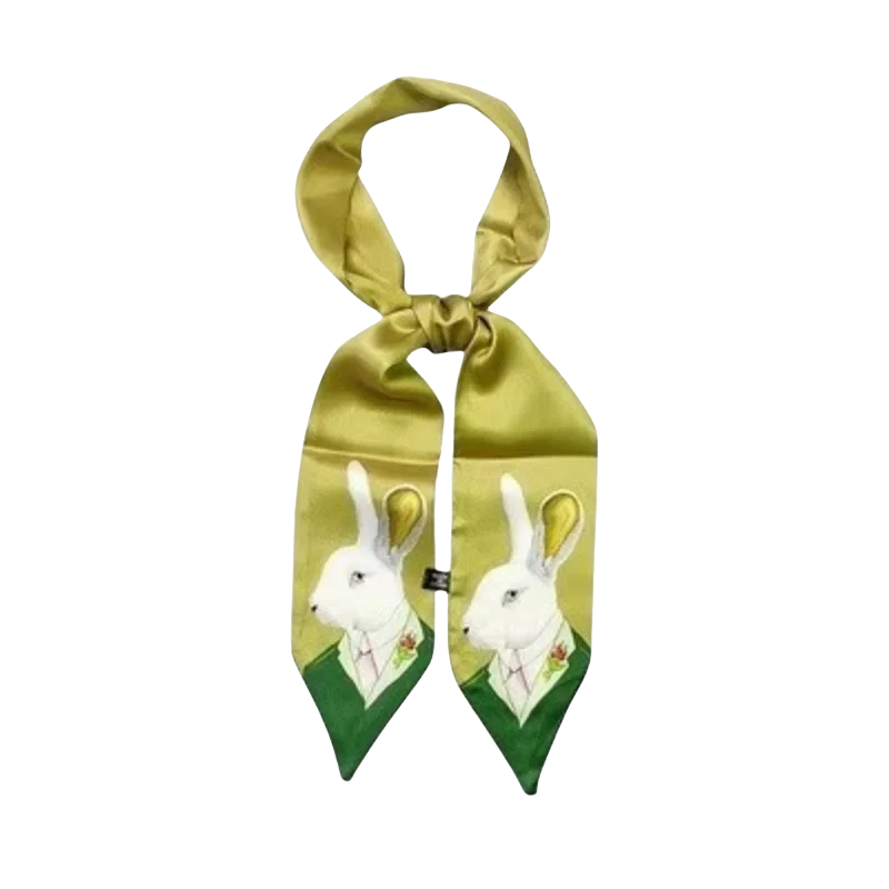 Animal Character Skinny Scarf
