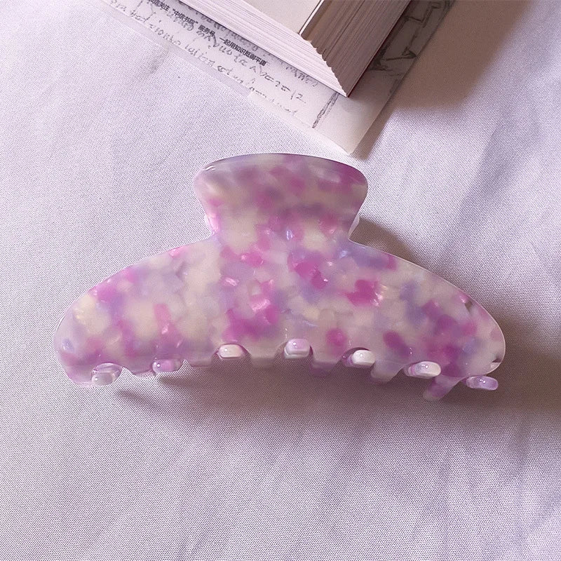 Rustic Pattern Hair Claw - Ice Cream Cake