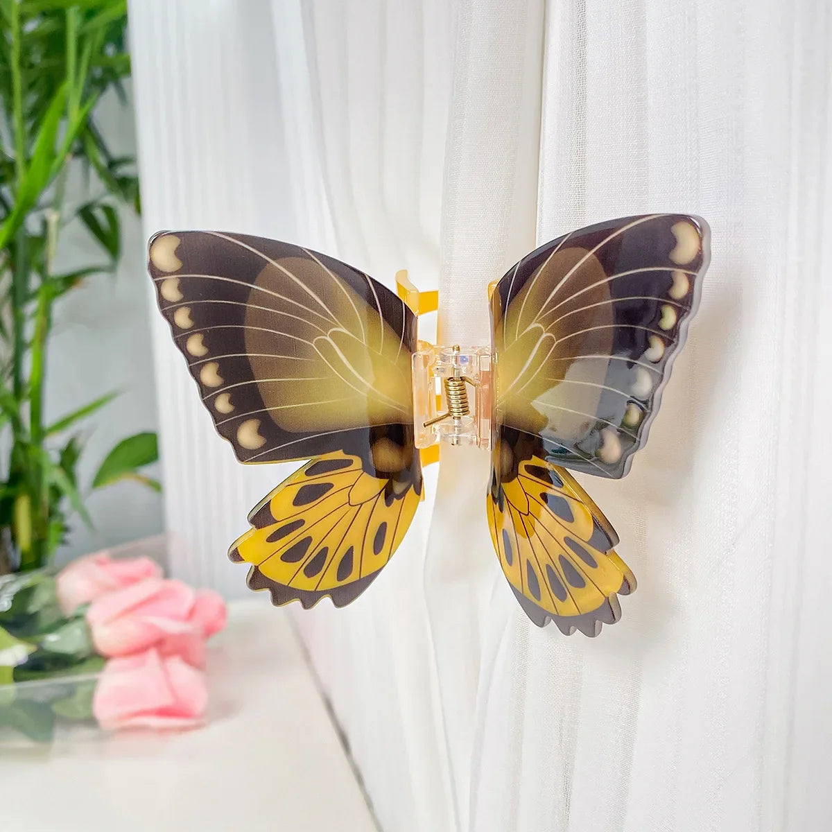Acrylic Glossy Butterfly Hair Claw