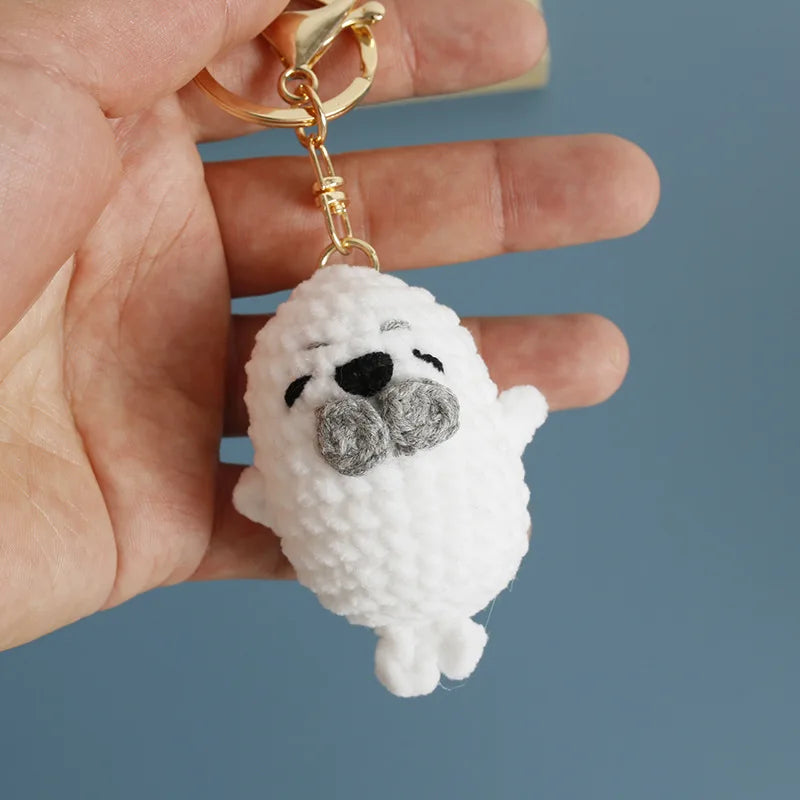 Handmade Crochet Ocean Friends Keychain Charm