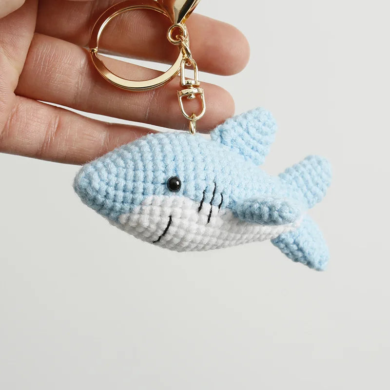 Handmade Crochet Ocean Friends Keychain Charm