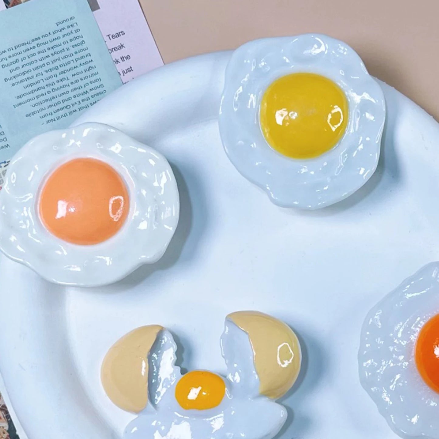 Lovely Cute Korea Egg Hairpins Sweet Yellow Hair Clip Hair Grip Barrettes Simulation Food Headwear Hair Accessories For Women - Ice Cream Cake