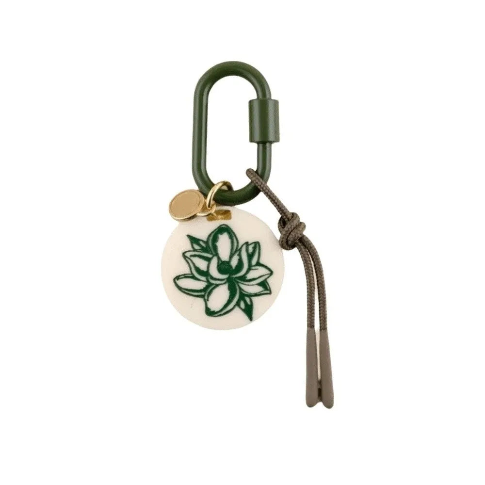 Cartoon Acrylic Rope Woven Pendant Cute Creativity Floral Keyring Retro Geometric Shape Bag Chain Charms Student - Ice Cream Cake