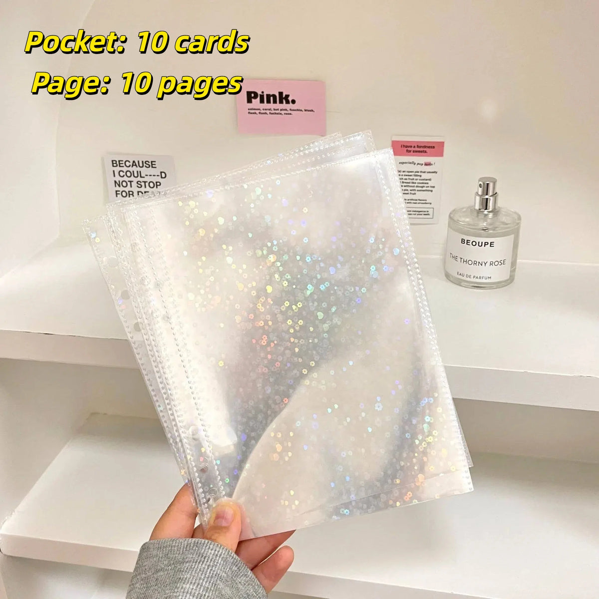 Trading Card Insert Sleeve Planner Page Sets (Set of 10 Sheets)