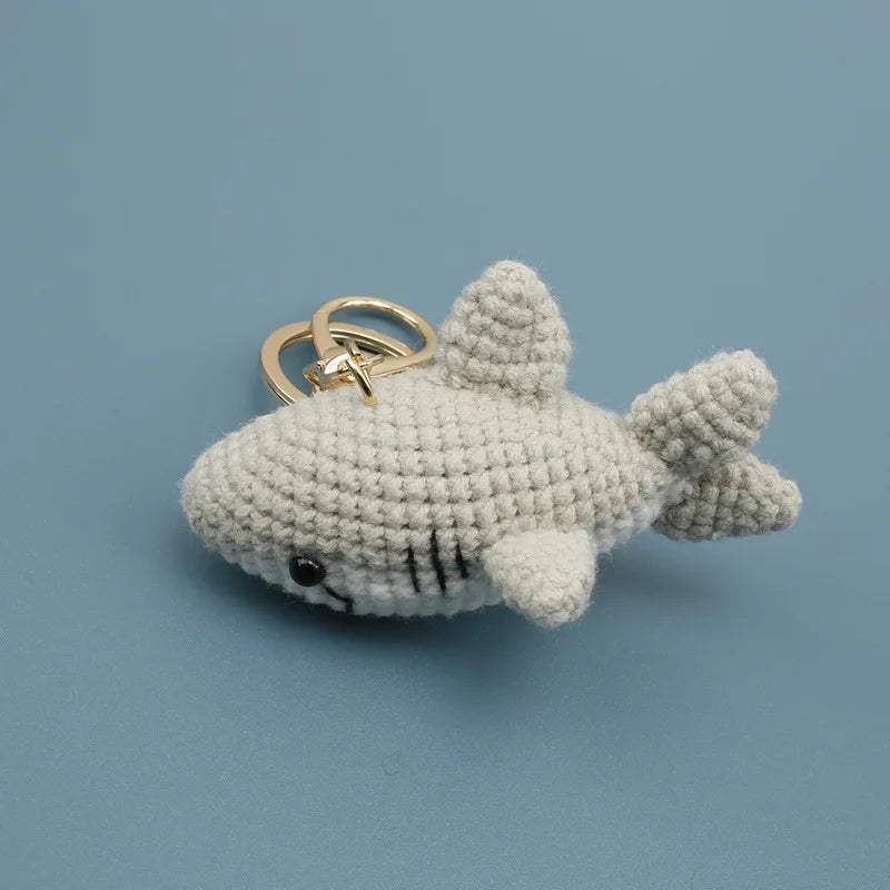 Handmade Crochet Ocean Friends Keychain Charm