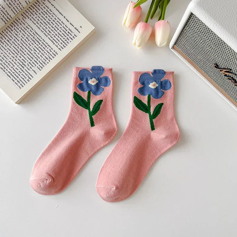 Flower Power Crew Socks